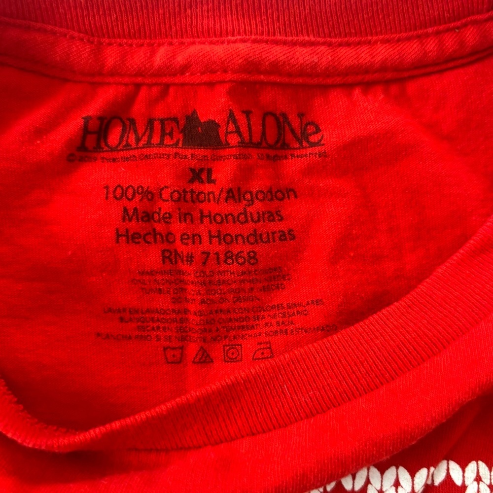 Home Alone Tee Merry Christmas You Filthy Animal  100% Cotton SZ XL NWOT - Picture 5 of 8